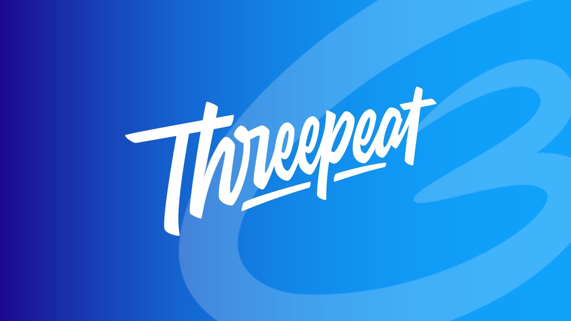 Threepeat blue brand cover